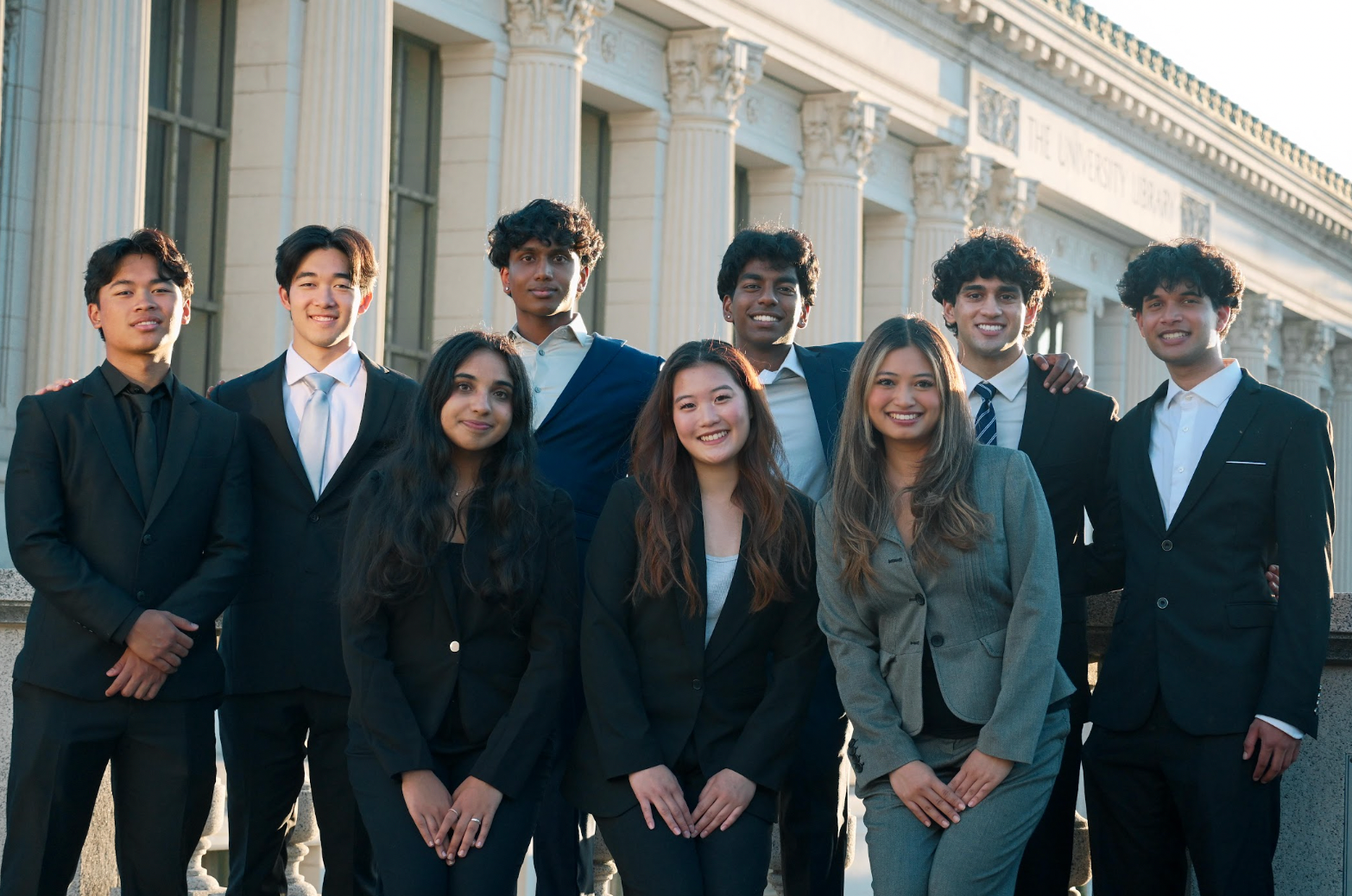 BSB project team together outside a UC Berkeley building